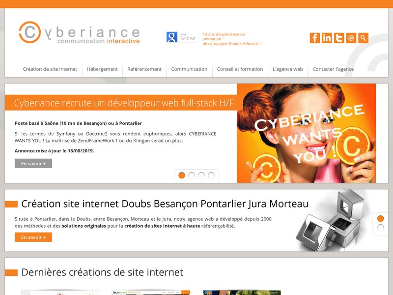 Agence web Cyberiance