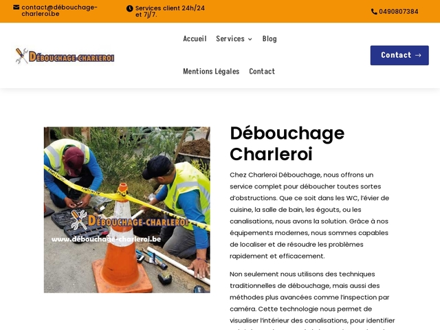 Débouchage Charleroi