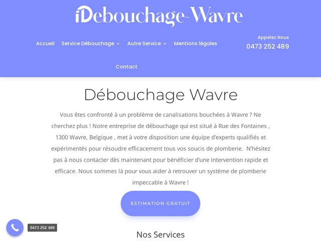 Débouchage Wavre