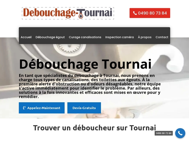 Débouchage Tournai