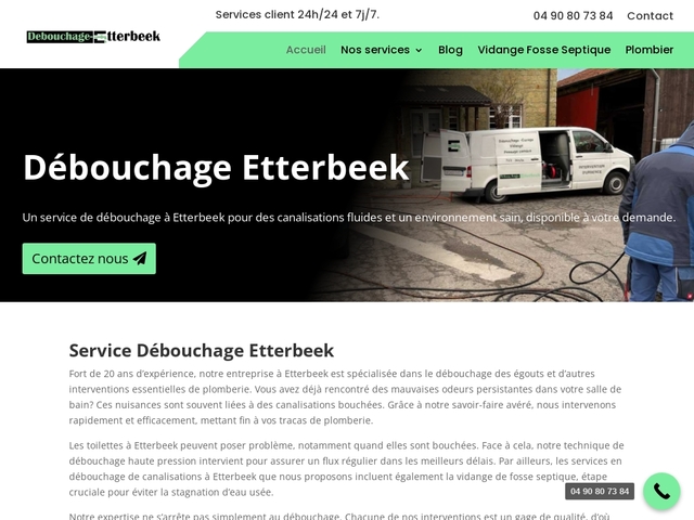 Débouchage Etterbeek