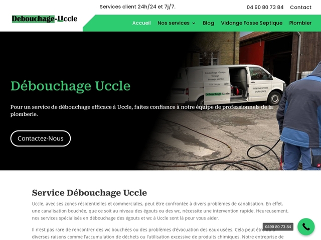 Débouchage Uccle