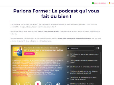 Parlons Forme : Le podcast forme et bien-être