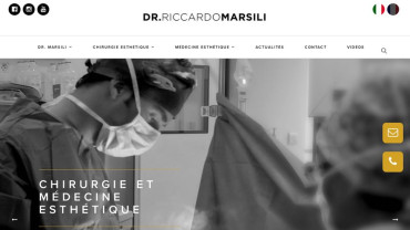 Page d'accueil du site : Docteur Riccardo Marsili 