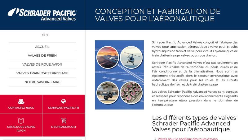 Schrader Pacific Advanced Valves