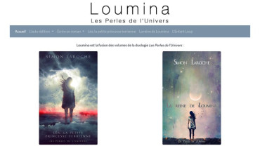Page d'accueil du site : Loumina
