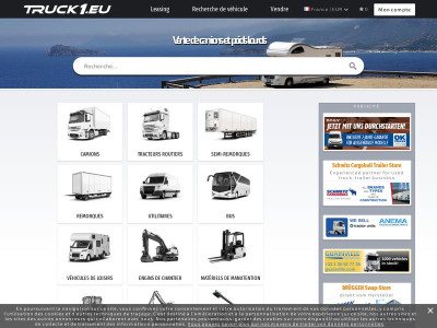 Page d'accueil du site : Truck1