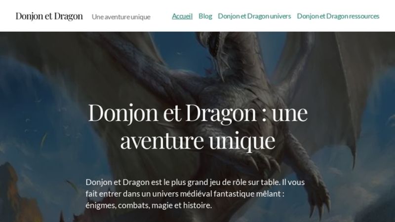 Donjon et dragon
