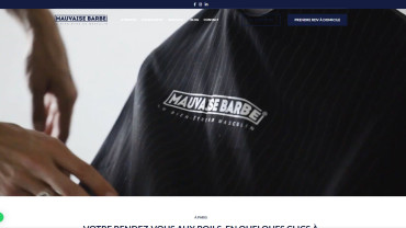 Page d'accueil du site : Mauvaise Barbe