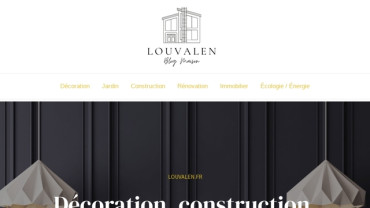 Page d'accueil du site : Louvalen