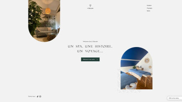 Page d'accueil du site : Spa Odyssée
