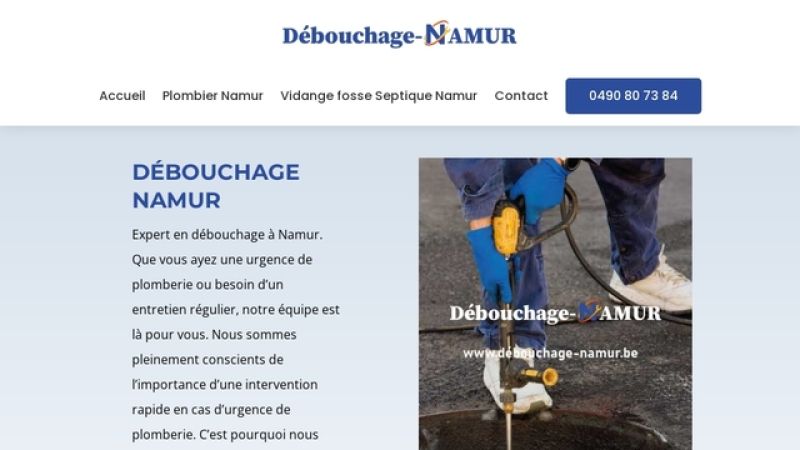 Débouchage Namur