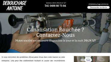 Page d'accueil du site : Honoré Étoile